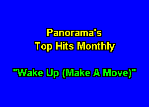 Panorama's
Top Hits Monthly

Wake Up (Make A Move)
