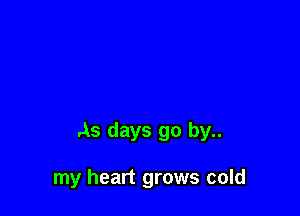 As days go by..

my heart grows cold