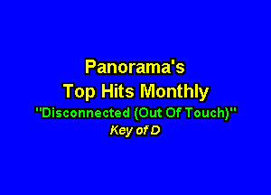 Panorama's
Top Hits Monthly

Disconnected (Out Of Touch)
Kcy ofD