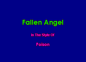 Fallen Angel