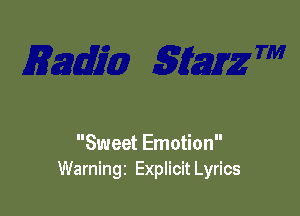 Sweet Emotion
Warningz Explicit Lyrics