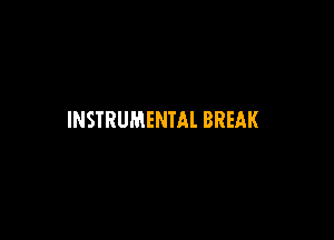 INSTRUMENTAL BREAK