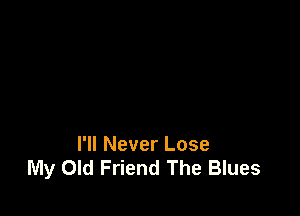 I'll Never Lose
My Old Friend The Blues