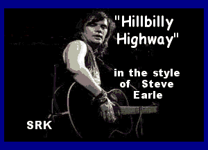 1'Hillbilly

'R.

3'. Highway

in the style
f of Steve
' Eade