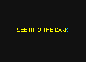SEE INTO THE DARK