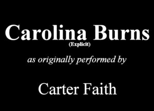 Camllimmgo 18311111191115

aowmmby
Carter Faith