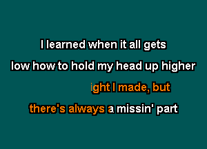I love the lightl made, but

there's always a missin' part