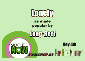 EEUIEJI)

as made
popular by

lnng-lleet

, E3533 nemnn
PmI llmlniimmn'

Wm