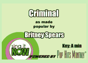 EMBED

as made
popular by

.- . . Britney Smears

. w) Item 11 min
- mm W11 Hm MIIIIIHW