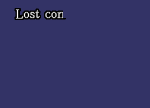 Lost con