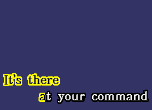 imam

at your command