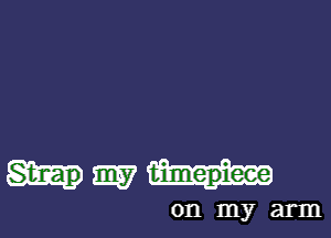 St-nap 33137

on my arm