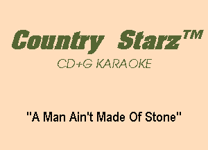(63mm? gtaizm

CD143 KA PA OKE

A Man Ain't Made Of Stone