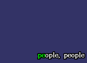 people, people