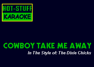In The Style 0!.' The Dixie Chicks