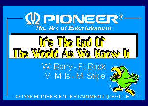 GD PIGJNEEW
7715 Art ofEnfertafnment
M's TE? EH .a 0?
TE? W .56 (QC We rim? rr

w-Iy-PBLEB
MIMHIBaMQIm 23k
i '9
MIUSA P'