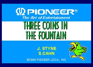 (U) PIGJNEEW

7715 Art ofEnfertafnment

S.EAHNE

01994 PIONEER DOA, (HE