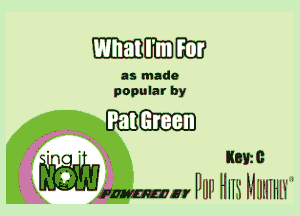 UIIIEGUIIDHH?

as made
popular by

(ma

, w) name
PmI llmlniimmn'

Wm