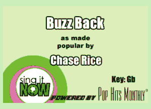BIEBack

as made
popular by

.Iemmm

3 E35 If .. neyzsn

Wm PmI llm Mimmn