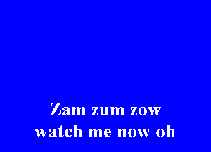 Zam zum zow
watch me now 011