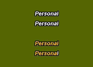 Persona!

Persona!

Personal

Persona!