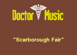 Scarborough Fair