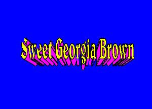 Sweet Georgia Brown