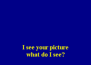 I see your picture
what do I see?