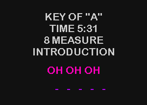 KEY OF A
TIME 53'!
8 MEASURE
INTRODUCTION