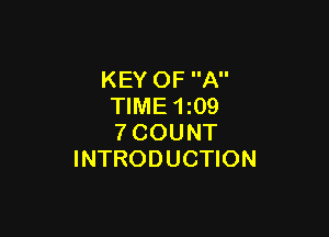 KEY OF A
TIME 1z09

?COUNT
INTRODUCTION
