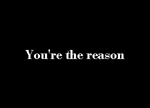 Y ou're the reason