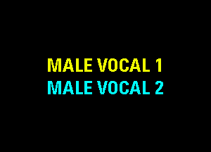 MALE VOCAL 1

MALE VOCAL 2