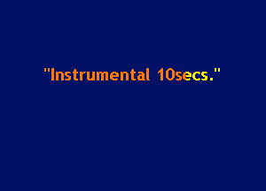 Instrumental 105ecs.