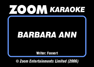 26296291353 KARAOKE

BARBARA ANN

mmn
OMMWMJ