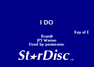 IDO

Bland!
(Pl Wamet
Used by permission.

SHrDisc...