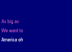 America oh