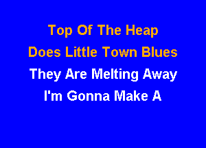 Top Of The Heap
Does Little Town Blues

They Are Melting Away
I'm Gonna Make A