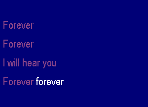 forever