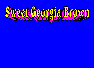 Sweet Georgia Brown