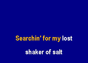 Searchin' for my lost

shakerofsak
