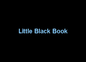 Little Black Book
