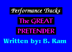 ?egcommnce Tracks

Written byz B. Ram