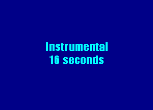 Instrumental

15 88600118