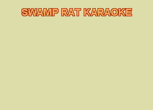 SWAMP MTV KARAOKE