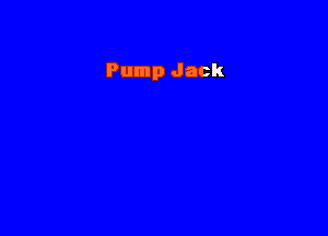 Pump Jack