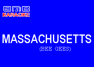 MASSACHUSETTS

(BEE GEES)