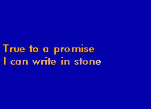 True f0 a promise

I can write in stone