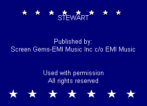 ikichEmeakki-

Published byz
Screen Gems-EMI Music Inc Clo EMI Music

Used With permission
All rights reserved

tkukfcirfruk