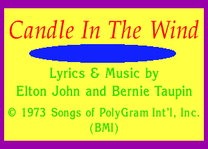 Candle m The Wimi
CD