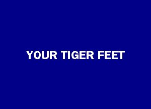 YOUR TIGER FEET
